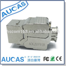 AUCAS UTP cat5e connecteur de module rj45 / adaptateur CAT6 prise modulaire / clé à clé 180 degrés